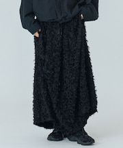 JACQUARD TUCK LONG SKIRT