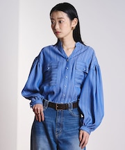 COTTON PEARL BUTTON SHIRT