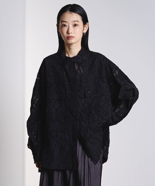 SHEER DOBBY SHIRT