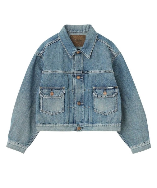 AUTHEN CIRCULAR DENIM TRYCKER JACKET