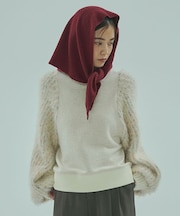 KNIT VOLUME SLEEVES TOP