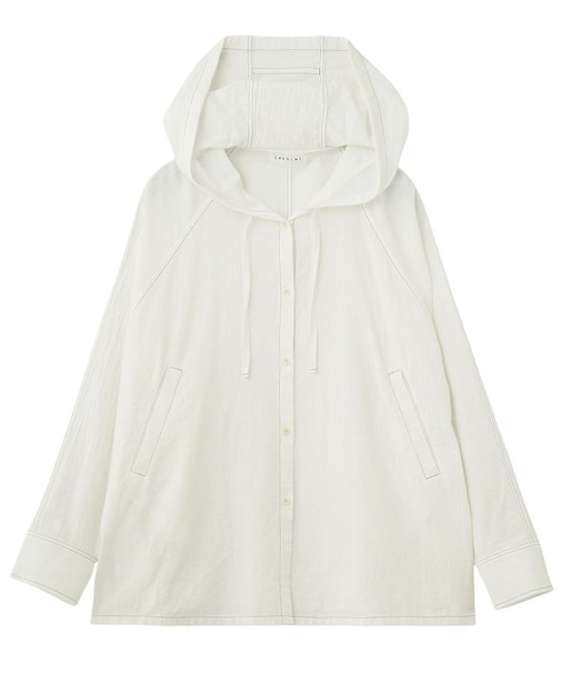 HOODED BIG SHIRT