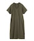 SLIT NECK S/S DRESS
