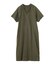 SLIT NECK S/S DRESS
