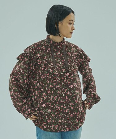 FLOWER PRINT BLOUSE
