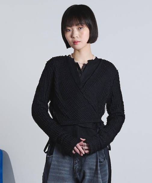 RASCHEL JACQUARD CACHE COEUR
