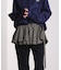 CHECK FRILL SKIRT