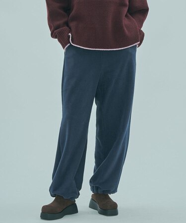 DRAWSTRING HEM BOA PANTS