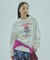 ROSE PRINT L/S SWEAT