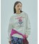 ROSE PRINT L/S SWEAT