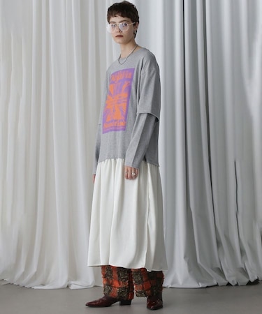 GRAPHIC PRINT DOCKING ONE-PIECE