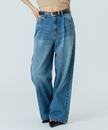 WIDE DENIM PANTS