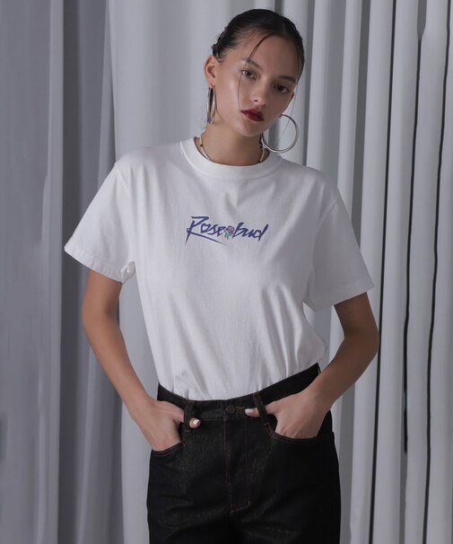 purple ROSE Tシャツ