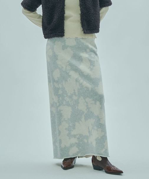 BLEACH SWEAT SKIRT
