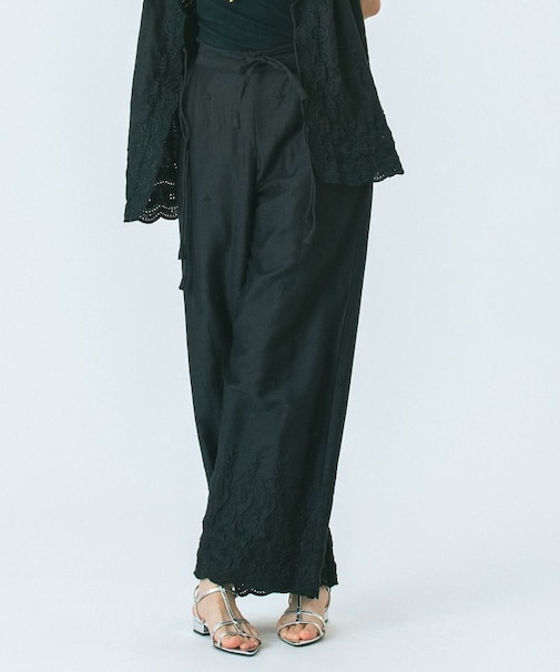 EMBROIDERY PANTS