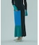 MULTICOLOR RIB KNIT SKIRT