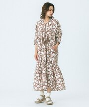 BLOCK PRINT SMOCK OP