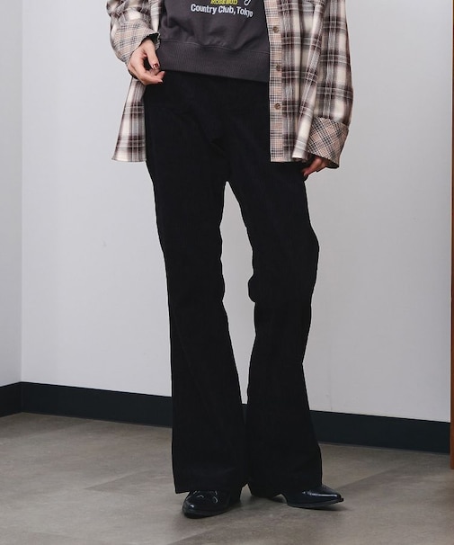 CORDUROY FLARE PANTS