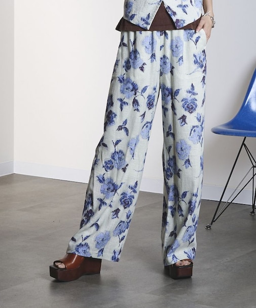 ROSE PRINT PANTS