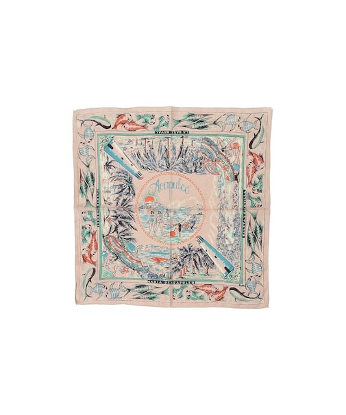 BINDU Acapulco Map Bandana