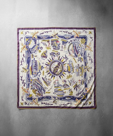 BINDU Catalina Map Scarf