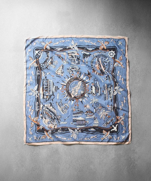 BINDU Catalina Map Scarf