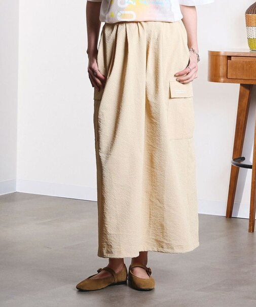 CARGO POCKET MAXI SKIRT