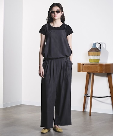 THOUSAND MILE x GENE HEAVENS CAMI AND WIDE PANTS SET UP