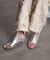 LE VERNIS TOE RING SANDALS