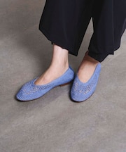 Bertuchi x GENE HEAVENS MESH FLAT SHOES
