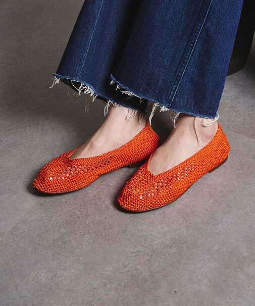 Bertuchi x GENE HEAVENS MESH FLAT SHOES