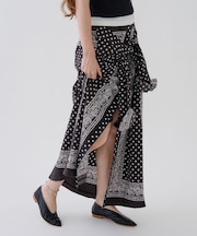INDIA IS BEAUTIFUL & ROSE BUD Printed Skirt