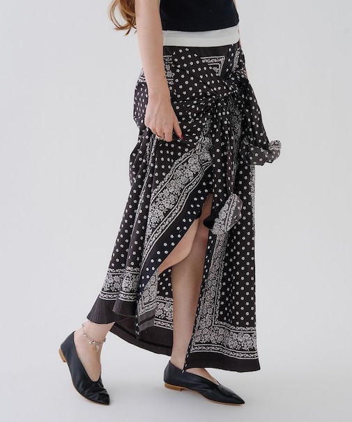 INDIA IS BEAUTIFUL & ROSE BUD Printed Skirt