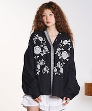 EMBROIDERY LONG SLEEVE SHIRT