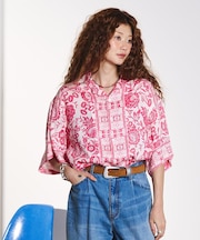 FLOWER PRINT SHORT SLEEVE SHIRT