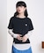 MARY QUANT BACK APPLIQUE T-SHIRT
