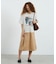 REGIMENTAL STRIPE SKIRT GRAPHIC DRESS