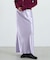 SATIN LONG SKIRT