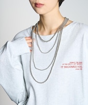 THREE STANDARD BALL NECKLACE