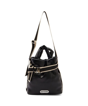 OUTDOOR FAKE LEATHER 2WAY BELT BAG