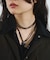 STONE LEATHER CODE NECKLACE