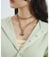 STONE LEATHER CODE NECKLACE