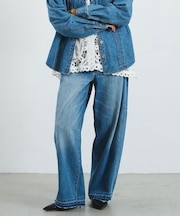 BARREL FIT DENIM PANTS