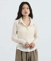 STRETCH LACE TOP
