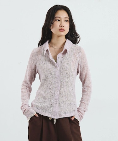 STRETCH LACE TOP