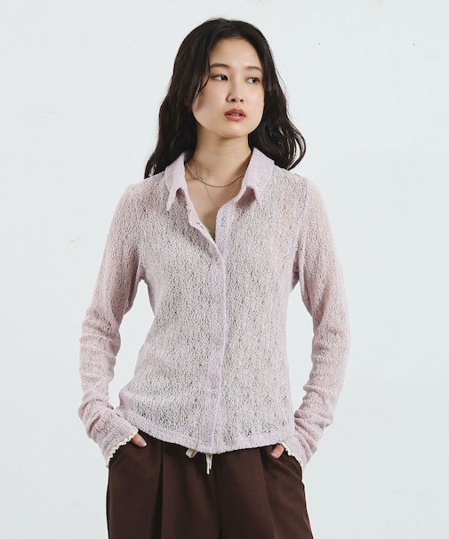 STRETCH LACE TOP