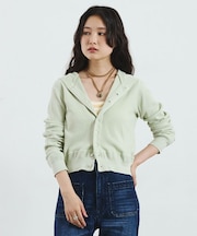 FAITH COTTON THERMAL HODDIE CARDIGAN