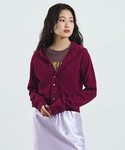 FAITH COTTON THERMAL HODDIE CARDIGAN
