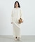 LACE HEM TOP AND SKIRT SET