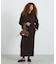 MIXED FABRIC HOODIE AND SKIRT SET